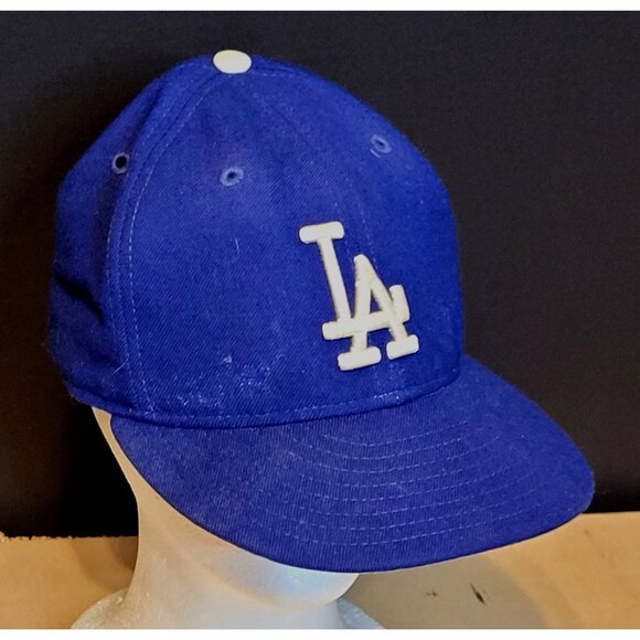 Vintage LA Dodgers Wool Hat USA 59 50 New Era Authentic Diamond Collection - Picture 1 of 15